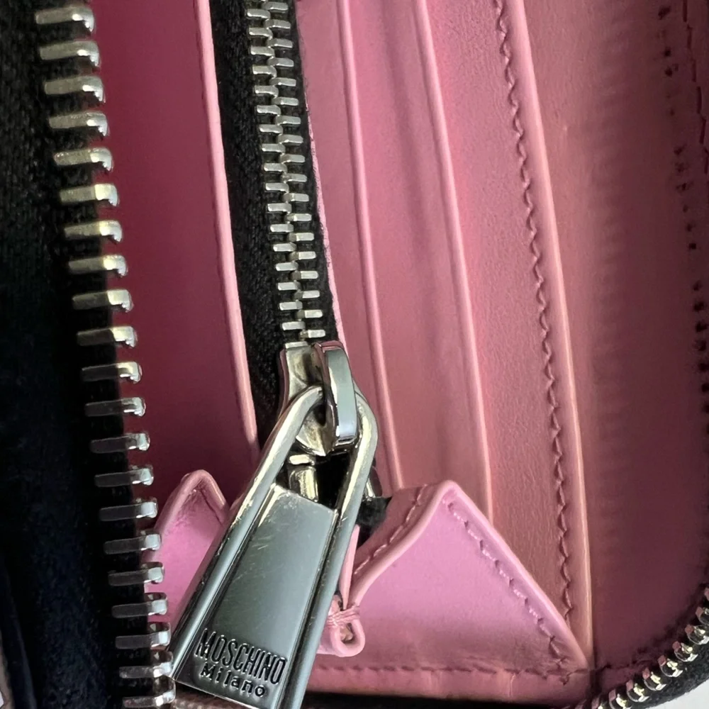 Moschino Pink Space Bear Wallet